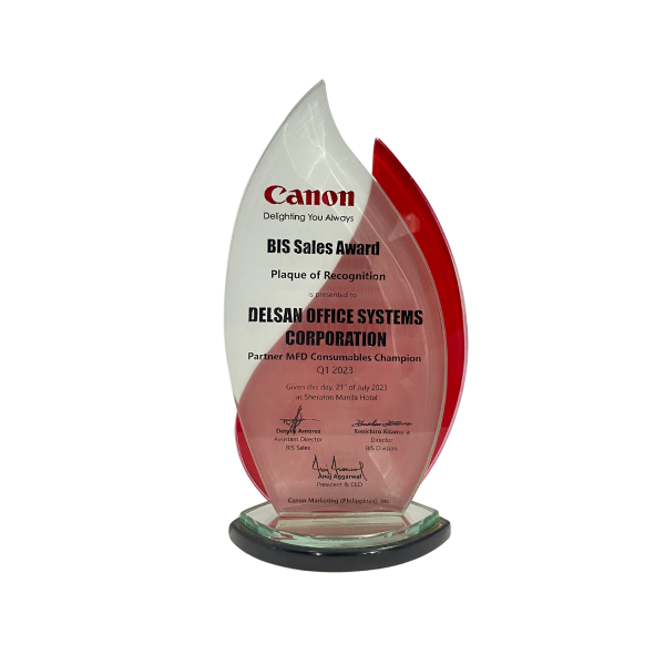 Canon BIS Sales Awards 2023 - Champion Q1 2023