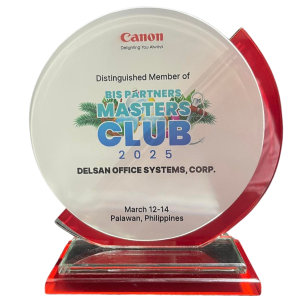 Canon BIS Partners Masters Club 2025; Platinum Partner Distinction for 2025